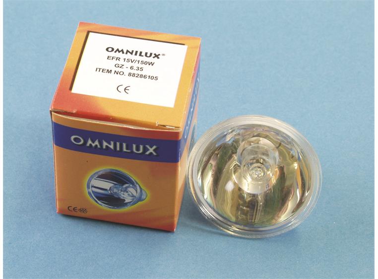 Omnilux EFR 15V/150W GZ-6.35 500h refl.